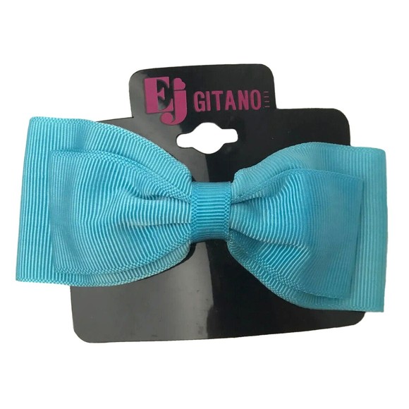Vintage Ej Gitano Hair Bows Clips Ribbons NOS Deadstock 1980s 1990s - Picture 4 of 6